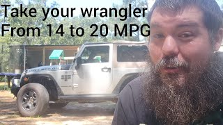 Go from 14 to 20 mpg in your wrangler! Improve your MPG