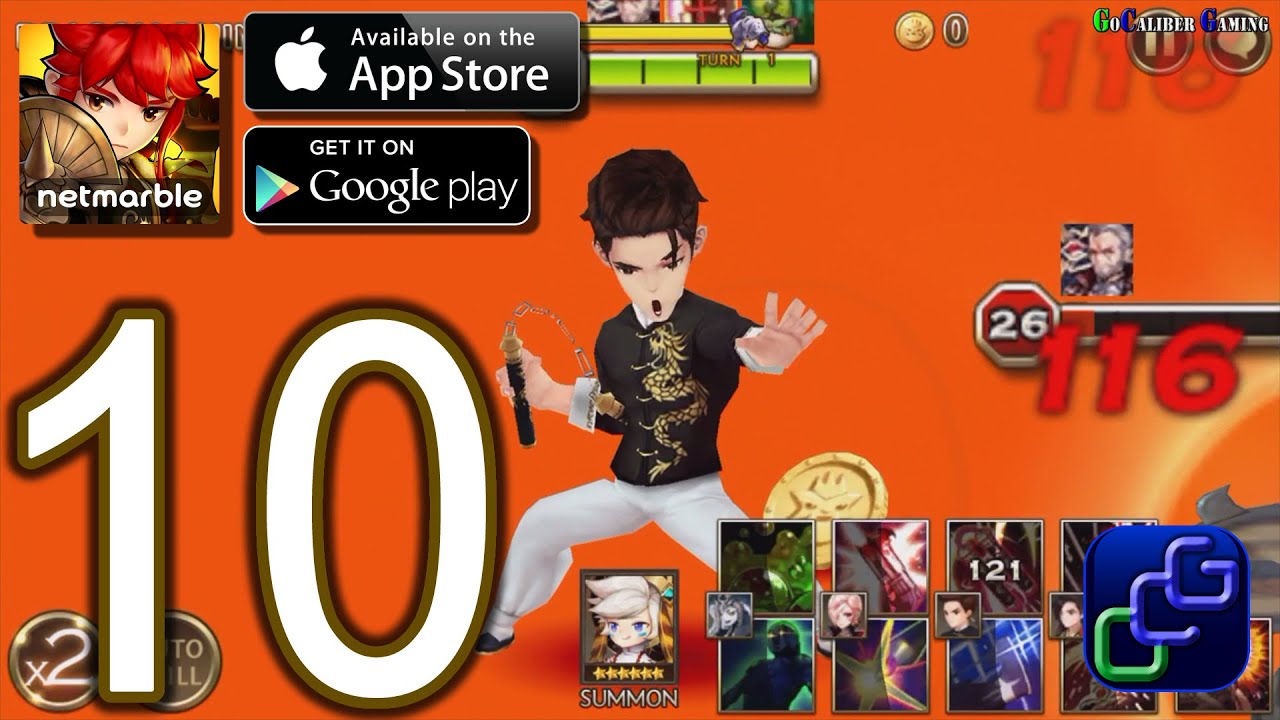 Seven Knights Android iOS Walkthrough - Part 10 - Adventure: Dragon Ruins, Frozen Land