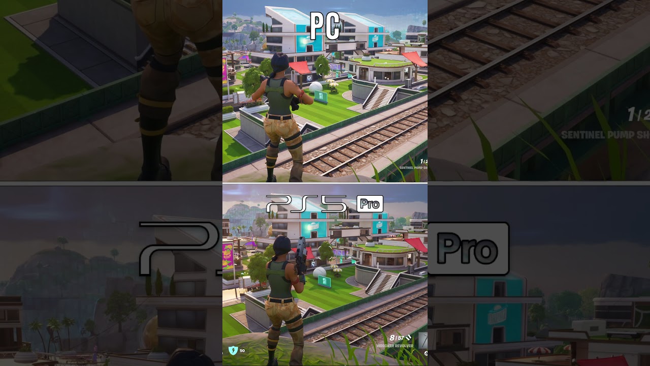 Fortnite – PS5 Pro vs PC | Side-by-Side Graphics