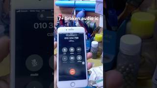 iPhone 7 plus audio ic chip repair , how to repair audio ic