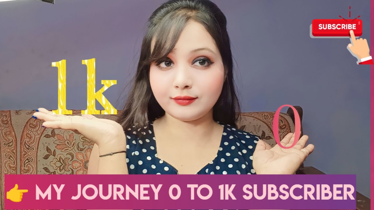 My YouTube Journey 👉 0 to 1k Subscriber (Makeup & vlogs channel ) # ...