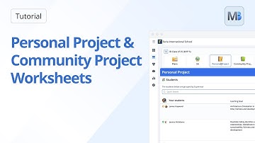 ManageBac | Personal Project & Community Project Worksheets