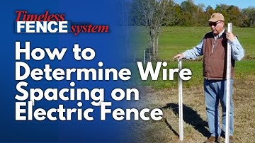 Tips voor de afstand tussen elektrische omheiningsdraden voor vee en kleine dieren
