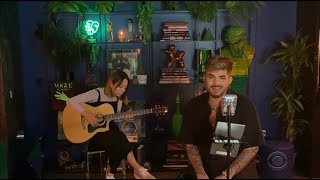 Adam Lambert - On The Moon (from Velvet) - The Late Late Show with James Corden - June 10, 2020