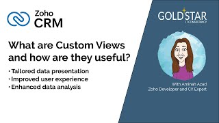 What are Custom Views in Zoho CRM and how are they useful?