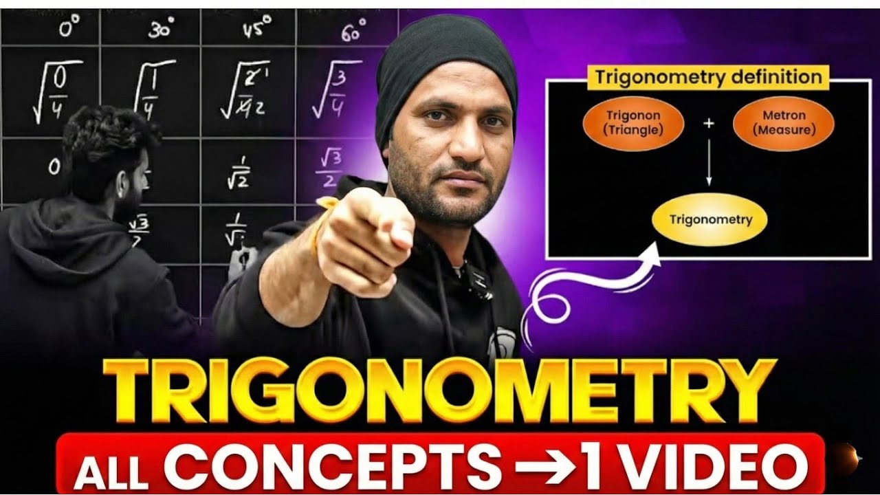 Trigonometry Complete Chapter in 1 Video | All Concepts Clear | Board ...