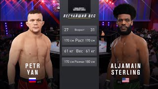 UFC 259/ Petr Yan vs Aljamain Sterling CPU vs CPU UFC 4