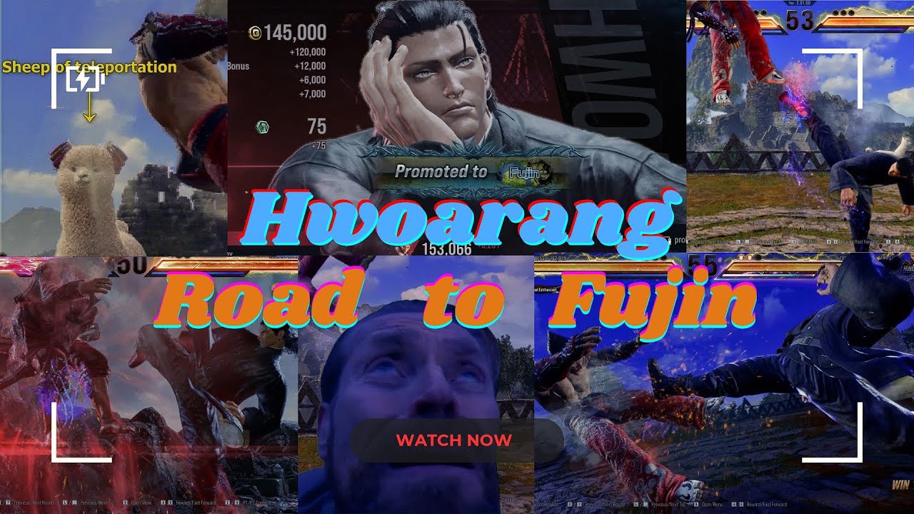 Mashing buttons with Hwoarang 'cos why not....   Road to Fujin  |  TEKKEN8