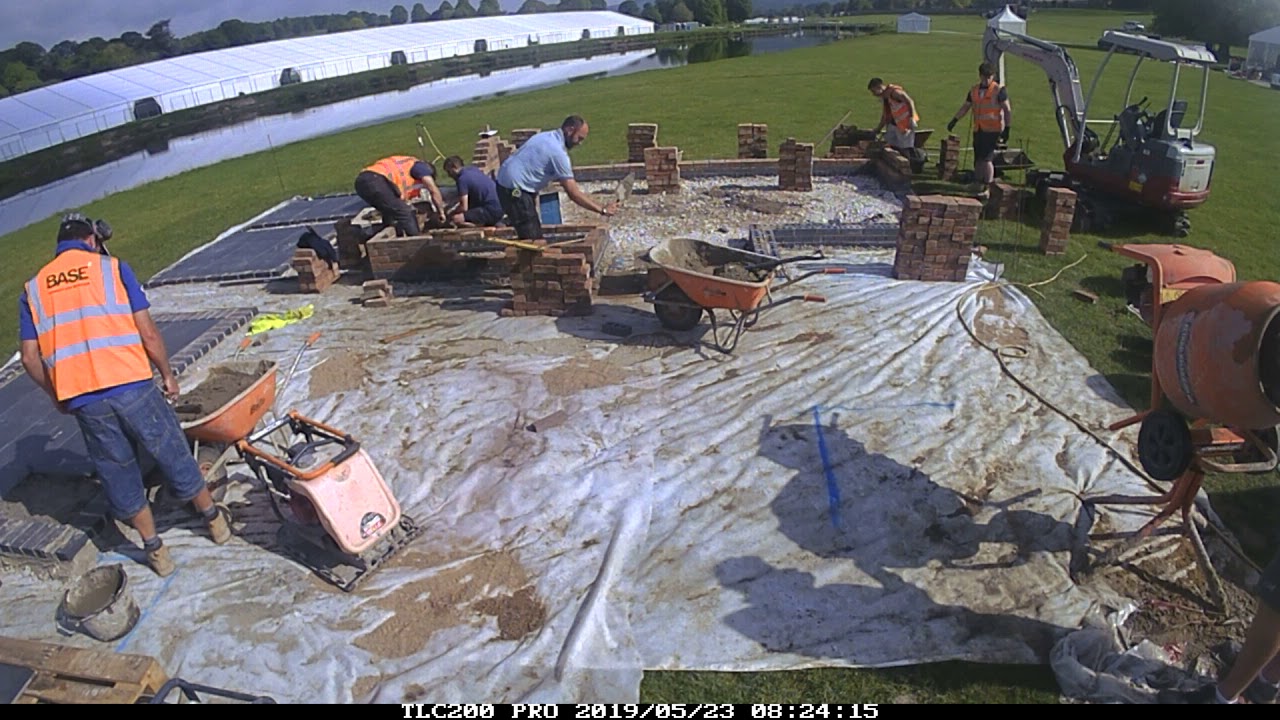 RHS Chatsworth Flower Show Buildup Timelapse