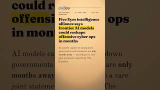 Intelligence Agencies Say We're Months Away From AI Models That Will Change Everything