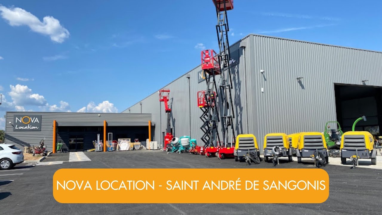 NOVA LOCATION - SAINT ANDRÉ DE SANGONIS - AGENCE DE LOCATION DE MATÉRIELS