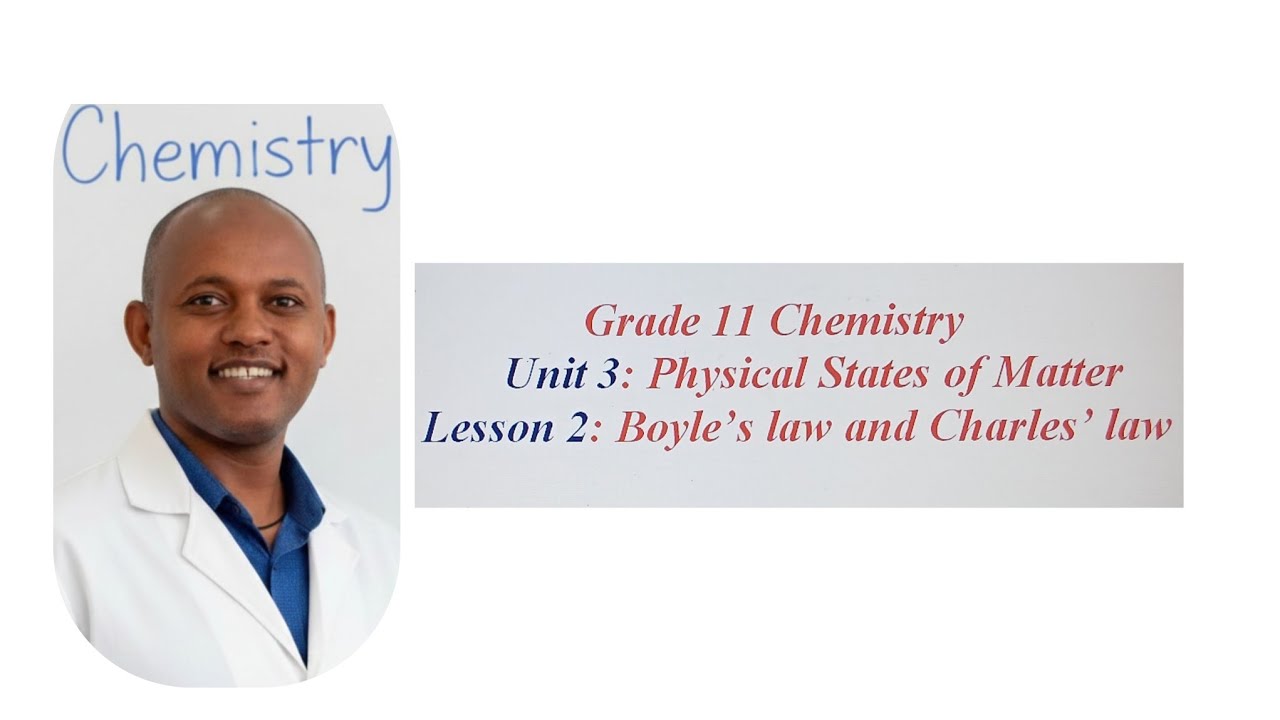 Boyle's law and Charles' law