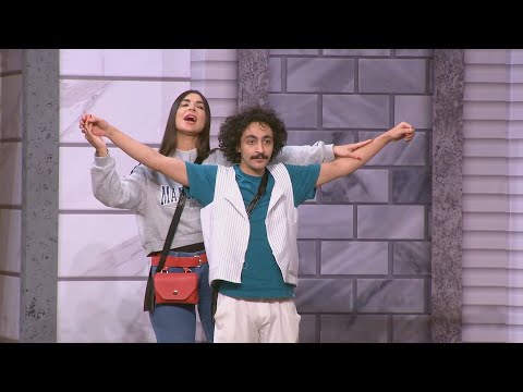 جزء مجمع من مسرحية اللوكاندة إبرام و نورهان منصور اللوكاندة