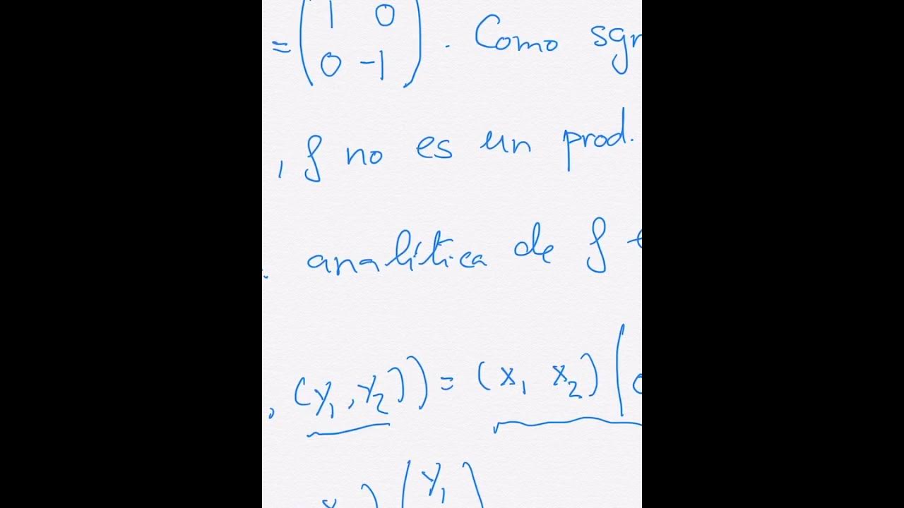 19.2 Ejemplo de forma bilineal simétrica que no es producto escalar