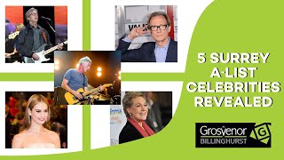 5 celebrities, actors & singers you never knew had Surrey connections.