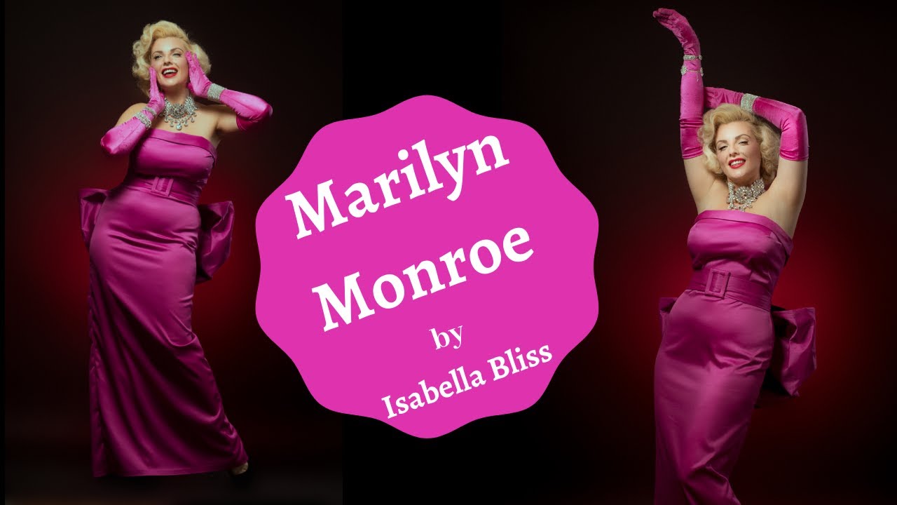 Мэрилин монро в розовом платье