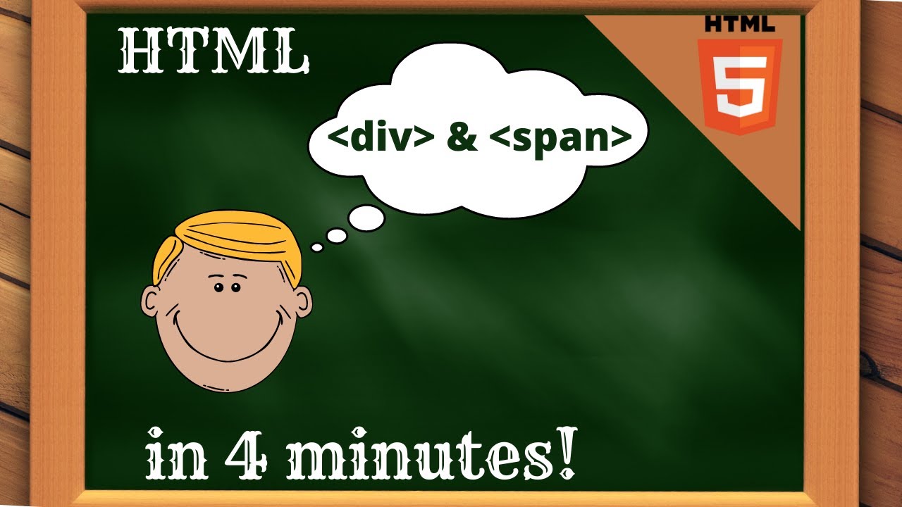 HTML div & span