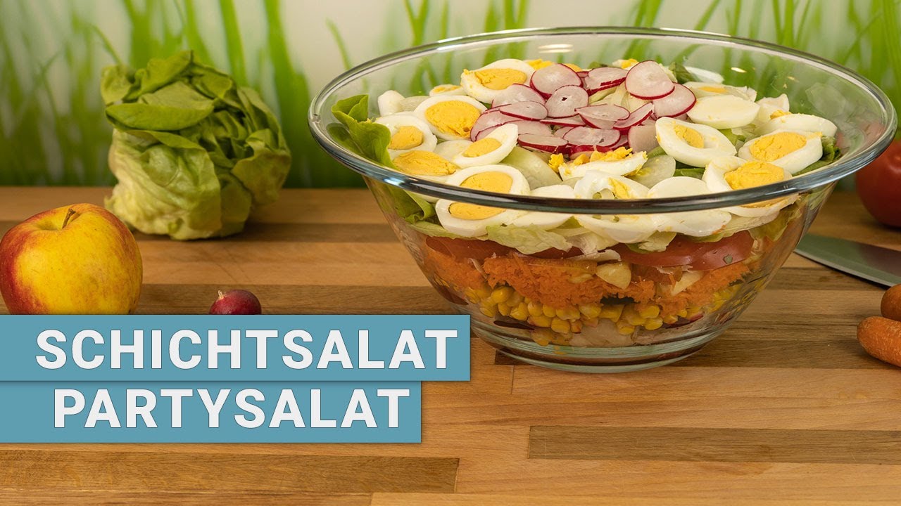 Schichtsalat - Partysalat - YouTube