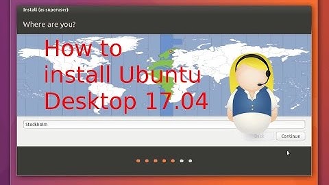 How to install Ubuntu Desktop 17.04