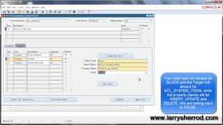 SYS Forms Personalization, Set the Master Items form to Query only, Oracle Applications Training