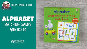 Alphabet Matching Games & Book | Spring 2022 New Titles | Usborne Books & More [Activity Book][Game]