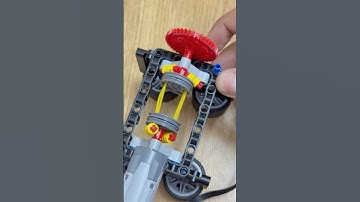 Storing Energy By Rubber Bands #lego #technic #legotechnic #clutch #pneumatic