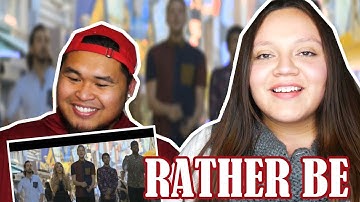 [Official Video] Rather Be - Pentatonix (Clean Bandit Cover) | COUPLES REACTION 2018