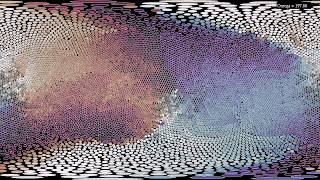"Phase transition" of particles on a rotating sphere controlled by a thermostat