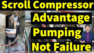 Scroll compressor Not faulty, scroll compressor pumping failure problem solution Learn tips