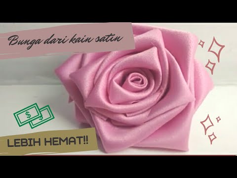 Video: Cara Membuat Bunga Mawar Dari Kain