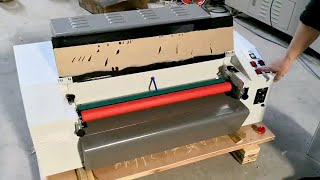 semi automatic 24 inches desktop coating machinery UV coater equipment | Machine de revêtement