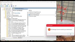 How to disable Task Manager on Windows 7, 8, 10, and 11 using the Group Policy Editor