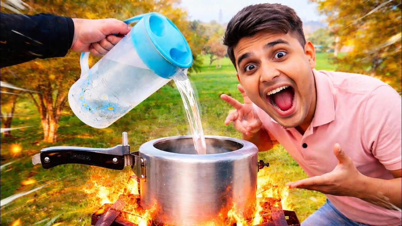 प्रेशर कुकर कैसे फटता है | pressure cooker explosion experiment | cooker whistle sound | cooker