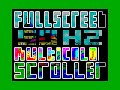 Scroller — Physic (tech demo for ZX Spectrum 128), 2022