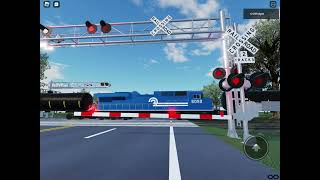 Rail fanning trains in Roblox NS