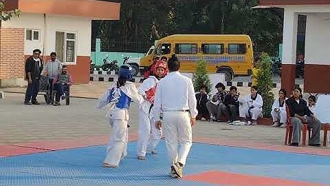 Tekwando 43 KG, Ganga Gurung Enter to The Final After Defeating her by 4-3 #tekwando 