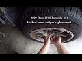 Dodge Ram Brake Caliper  Locked and Smoking DIY Repair