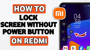 how to lock screen without power button in redmi