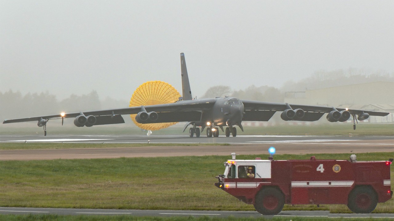 B 52 Bomber Planes Arrive In Europe B 52 Bomber Planes Arrive In Europe