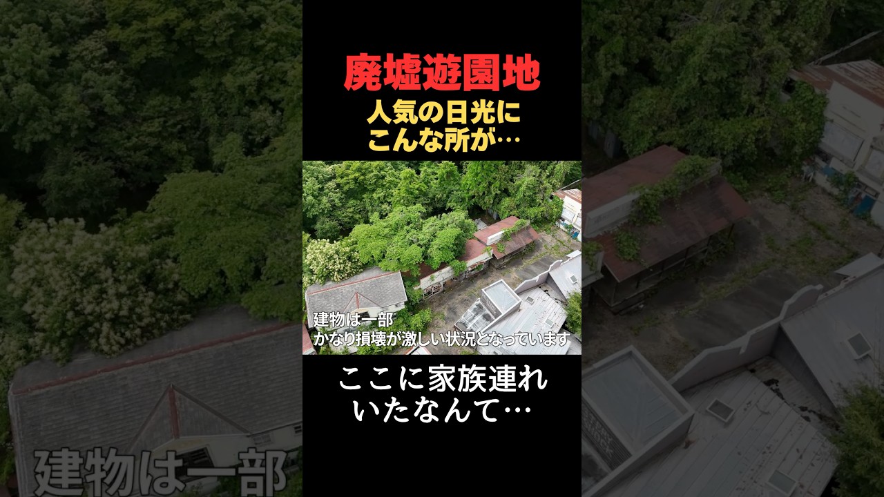 住宅真横に大迷惑！閉業した巨大レジャー施設に歴代アメリカ大統領の顔の廃墟が…かつての人気観光地を徹底取材　#廃墟 #日光 #観光スポット #不動産 #アナウンサー
