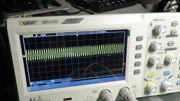OWON SDS1102 100 MHz 1GS/s 2 channels Oscilloscope : Unboxing and getting started