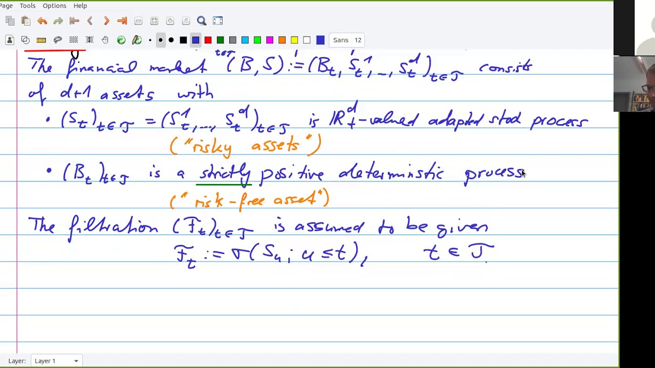 Mathematical Finance: L7 - Financial markets in discrete time