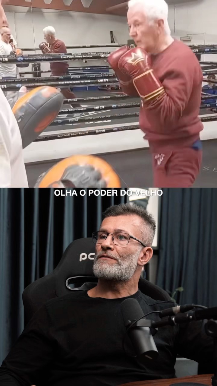 Comenta aqui a idade até onde você acha que conseguiria treinar com essa intensidade!! ? #boxe
