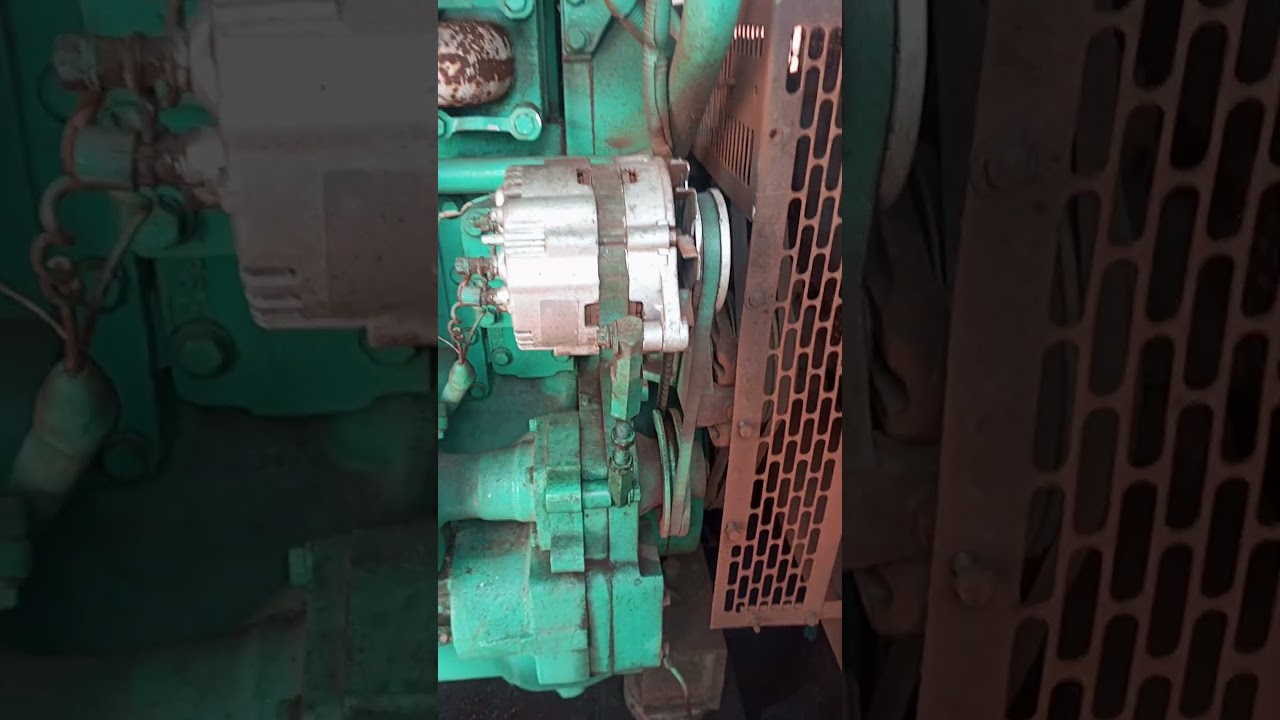 Cummins engine 500kva charging failure