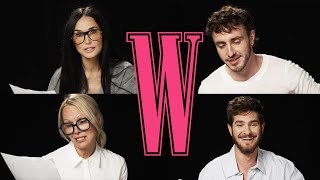 Demi Moore, Andrew Garfield, and More Sing Sabrina Carpenter’s ‘Please, Please, Please’ | W Magazine
