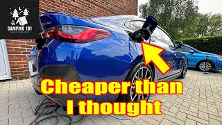 How much it cost me to charge my car over this year? #2022bmwi4 #bmwi4 #evcharging #charging