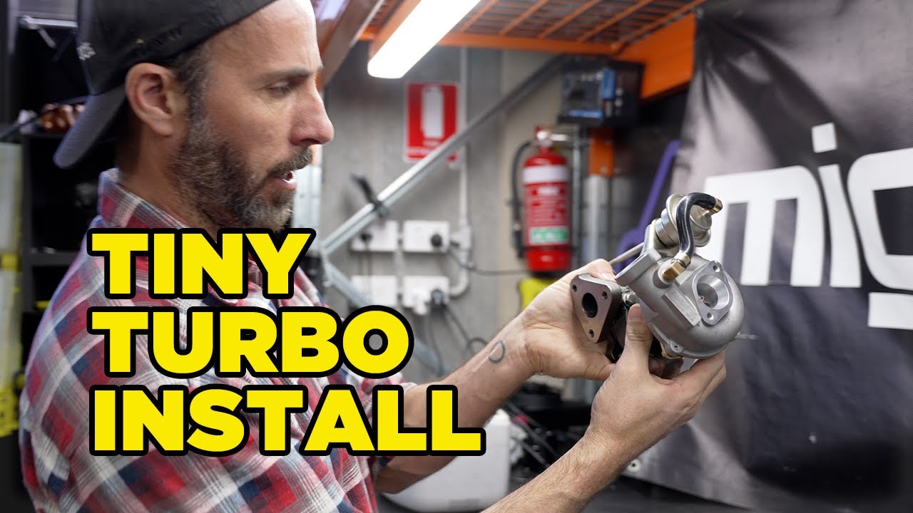 Installing a TINY eBay turbo on our NEW nugget PROJECT!