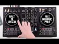 Beginner DJ Lesson - How To DJ On The DDJ-400 - Perform Your First Mix With Our FREE DJ Music Pack