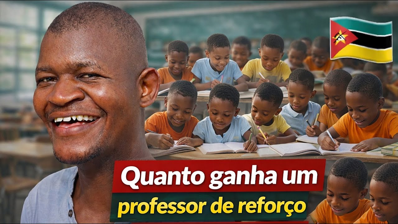 Quanto GANHA um PROFESSOR da Aulas de REFORÇO em Moçambique_África???🇲🇿🇲🇿