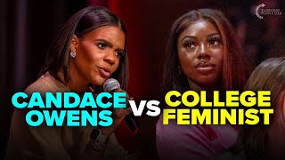 Candace Owens Takes on College Feminist in Heated Debate